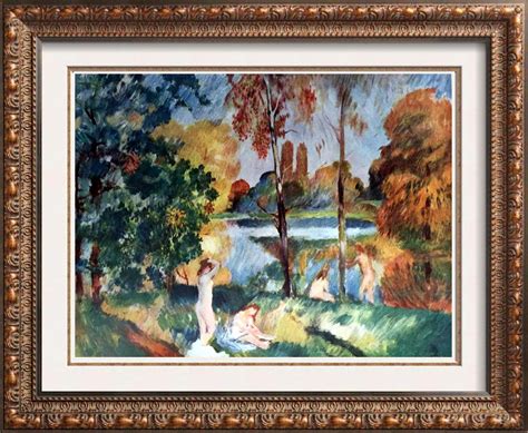 Pierre Auguste Renoir Peintures Baigneuses Dans Un Paysage Dautomne C