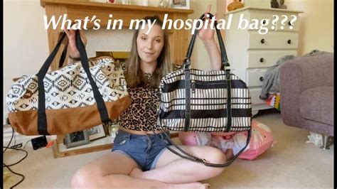 Whats In My Hospital Bag Vs What I Actually Used Uk How To Prepare For Labour Teen Mum
