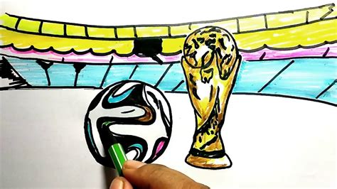 world cup 2022 trophy how to draw fifa world cup trophy 2022 youtube