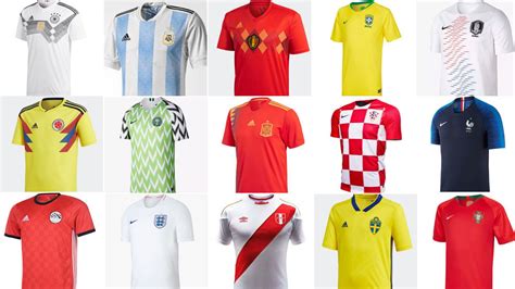 Las 32 Camisetas Del Mundial ¿cuál Es La Más Bonita ¿y La Más Fea