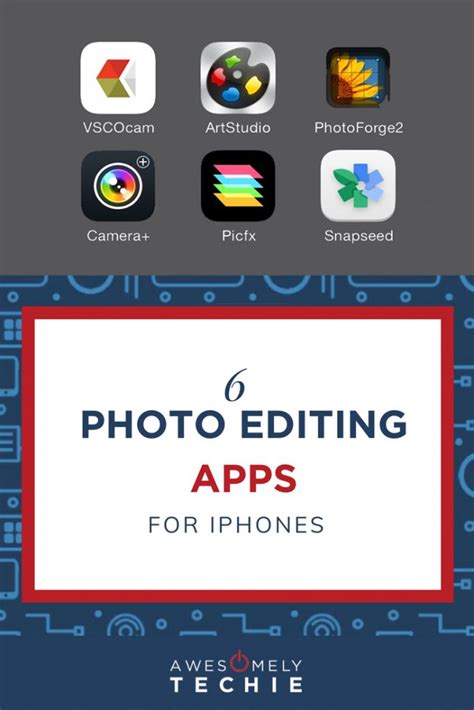6 Great Photo Editing Apps For Iphones Awesomely Techie