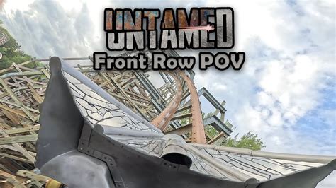 Walibi Holland Untamed Onride Front Row Pov K Fps Youtube