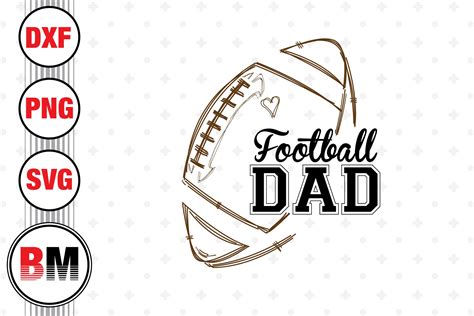 Football Dad Graphic By Bmdesign · Creative Fabrica
