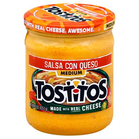 Smartanswersonline can help you find multiples results within seconds. Tostitos Medium Salsa Con Queso - Shop Salsa & Dip at H-E-B