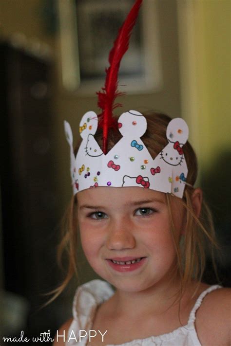 Whether you're the birthday boy or queen for the day, a crown is the perfect accessory for every event! How to Make a Paper Crown | Crown for kids, Happy birthday ...