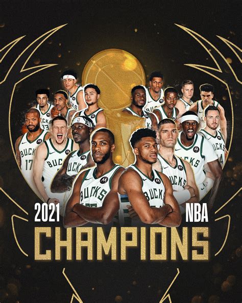 Milwaukee Bucks Nba Champions 2021 Wallpapers Wallpaper Cave