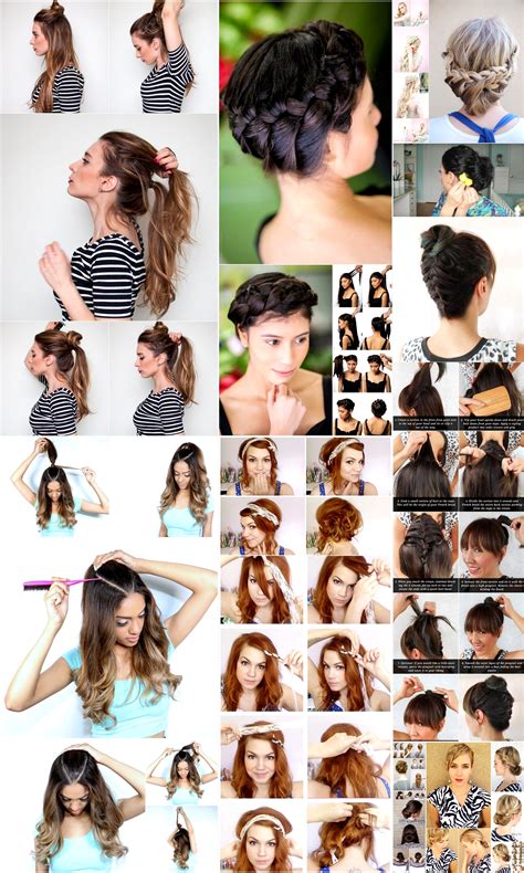 Top Cool And Easy Diy Hair Styles How To Make Diy Inspirations