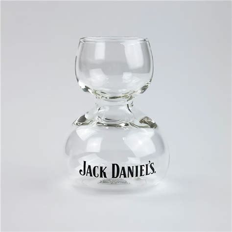 Jack Daniels Whiskey Double Bubble Shot Glass