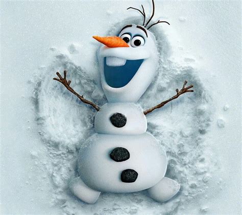 Snow Angel Olaf Frozen Wallpaper Disney Olaf