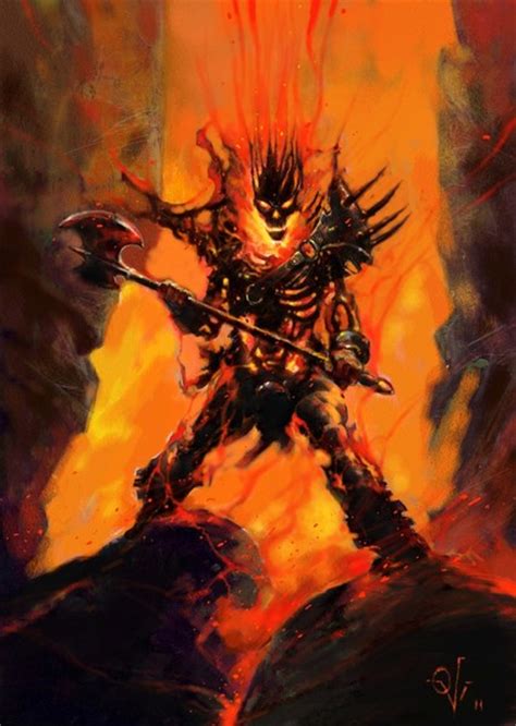 Fire Demon By Ovi Hondru