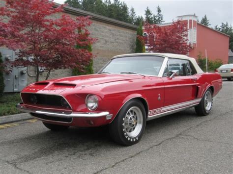 1968 Ford Shelby Cobra Gt 350 Convertible 1 Of 404 Classic Ford