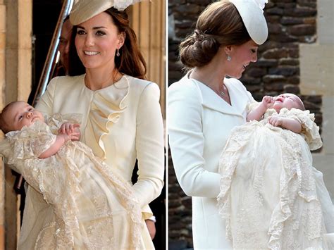 Kate Middleton S Christening Dress Royal Wows In Alexander Mcqueen At Prince Louis Baptism