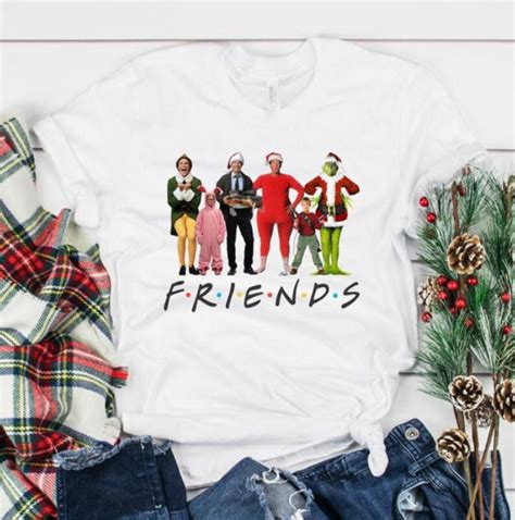 Friends Christmas Shirt Limited Edition Ralphie The Santa Etsy