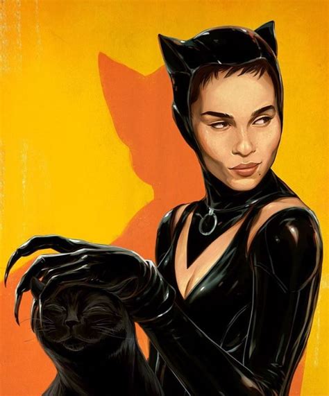 Zoe Kravitz As Catwoman In The New Batman Art Batman Catwoman Follow For More In Batman