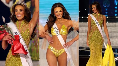 miss usa 2023 all the evening gowns swimsuits and finals looks photos wwd