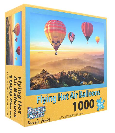 Hot Air Balloons 1000 Piece Jigsaw Puzzle Free Shipping Toynk Toys