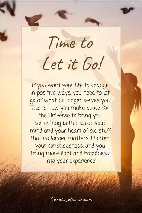 There Are So Many Reasons To Let Go Of Things That No Longer Serve You