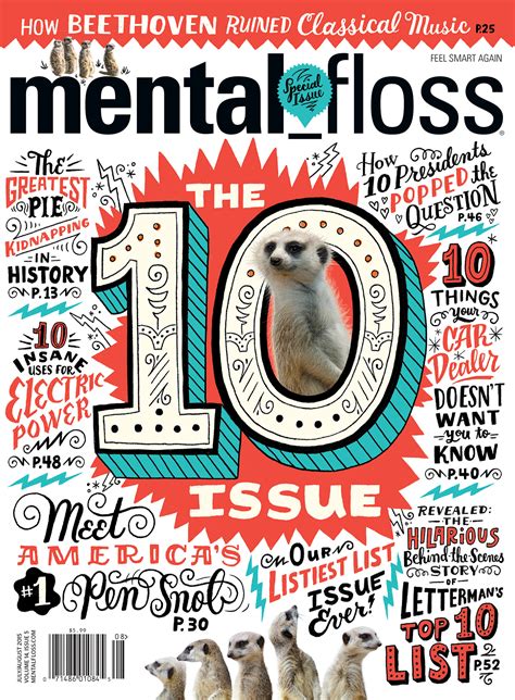 Mental Floss The 10 Issue Cover On Behance