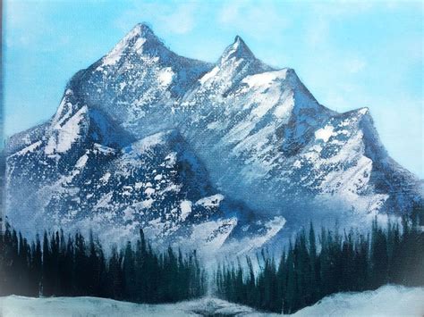 Misty Mountain Painting Mountain Paintings Mountain Painting Acrylic