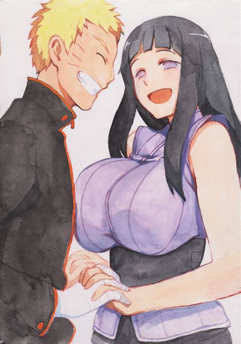 Uzumaki Naruto And Hyuuga Hinata Naruto And 1 More Drawn By 774