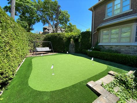 Backyard Artificial Golf Greens Progreen Canadas Pg Augusta