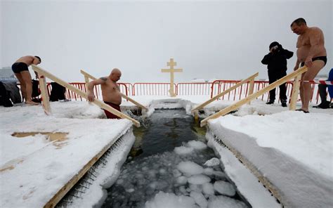 Epiphany In Pictures Orthodox Christians Across Europe Take An Icy Plunge