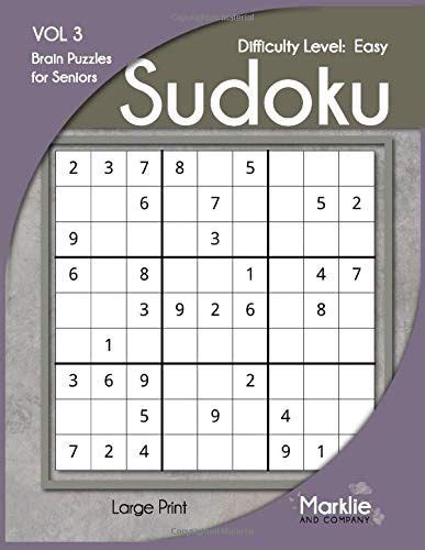 To ensure that the brain works as best as it can, the mind needs to be challenged every day. Easy Sudoku: Large Print Brain Puzzles for Seniors | 100 ...