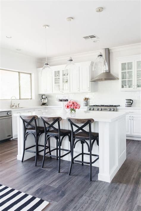 The oslo gray cabinets provide the perfect contrast between the light wood floors, white backsplash, and white ceiling. Best 25+ White homes ideas on Pinterest | Bathroom inspo ...