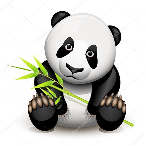 Little Panda — Stock Vector © Tiloligo 4114394