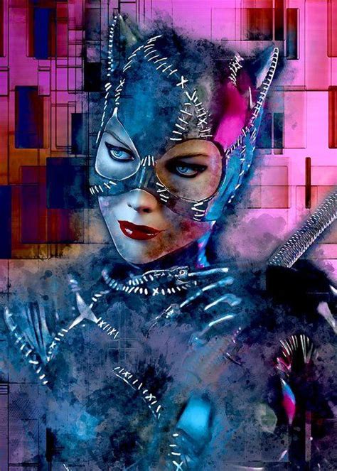 Catwoman Greeting Card For Sale By Marvin Blaine Acrylic Prints