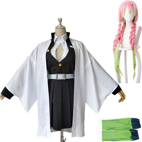 Buy Adult Kids Kimetsu No Yaiba Cosplay Costumes Kanroji Mitsuri