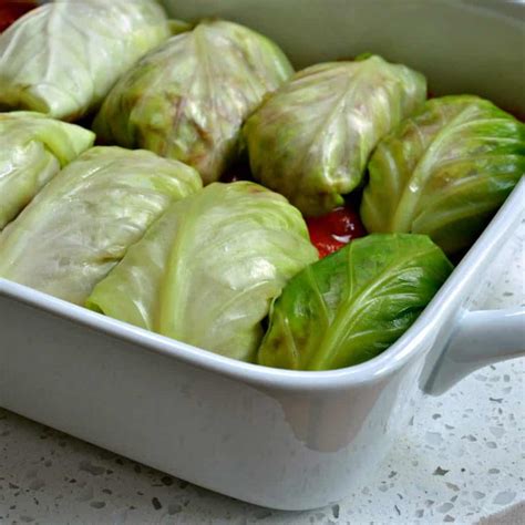 Classic Cabbage Rolls With Homemade Sauce Small Town Woman