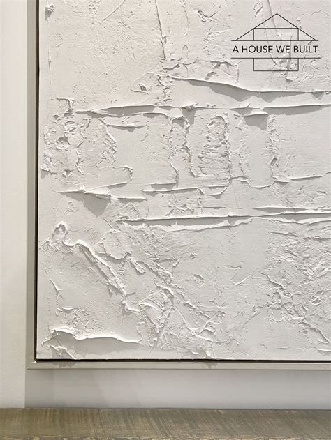 How to Make Textured Canvas Art (With Drywall Mud) | Diy abstract