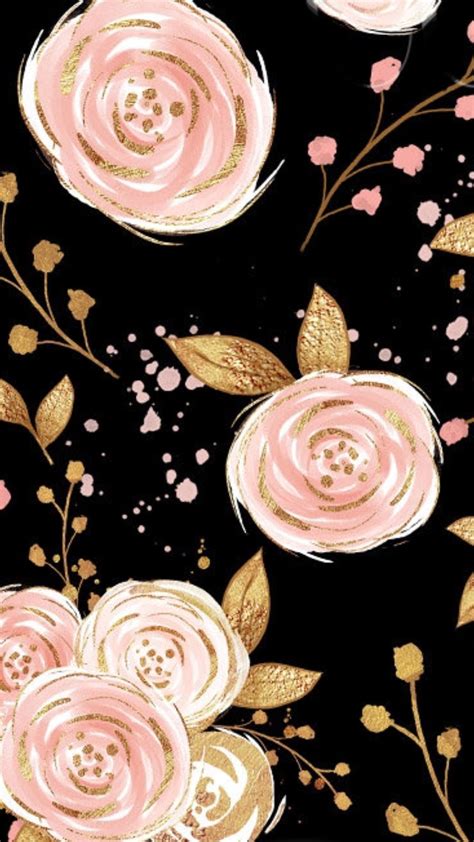 Vintage floral pattern vector background. Pinterest • brittttx0 | Backgrounds phone wallpapers, Rose ...