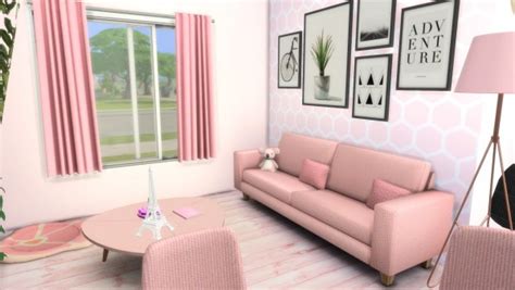 Models Sims 4 Little Pink House • Sims 4 Downloads