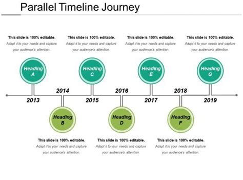 Parallel Timeline Journey Powerpoint Presentation Designs Slide Ppt