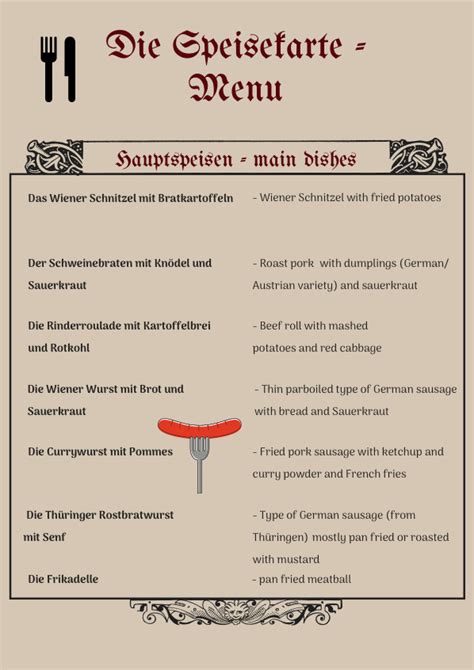Best German Menu Easy And Homemade Options 2024 Atonce