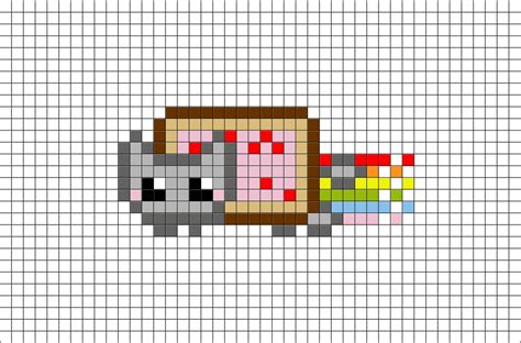 Nyan Cat Pixel Art Brik
