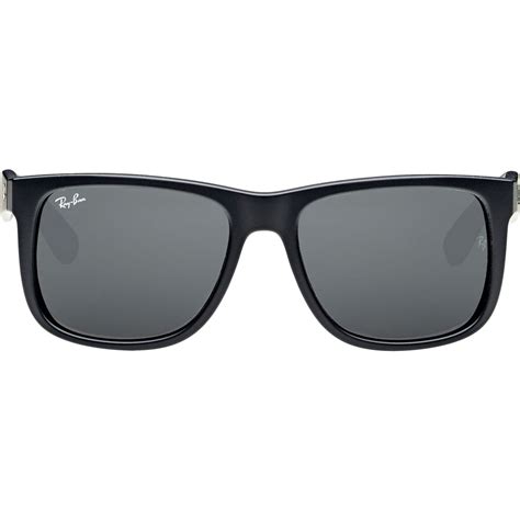 lyst ray ban men s justin sunglasses in black for men