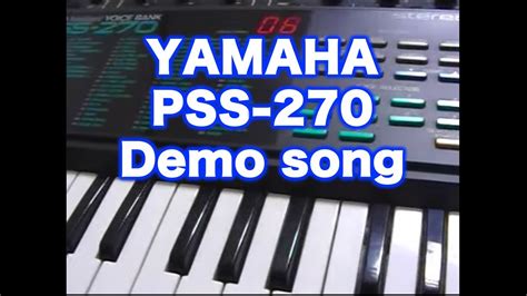 Yamaha Pss 270 Demo曲 Just The Way You Are Youtube