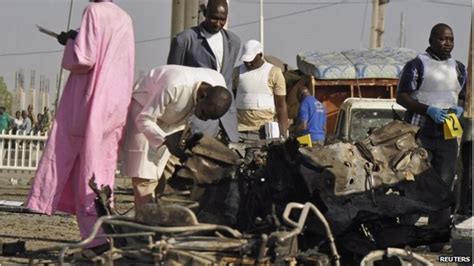 Boko Haram Crisis Militant Traders Raid Nigeria Town Bbc News