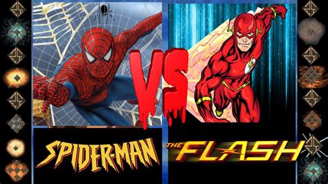 Spiderman Marvel Comics Vs The Flash Dc Comics Ultimate Mugen