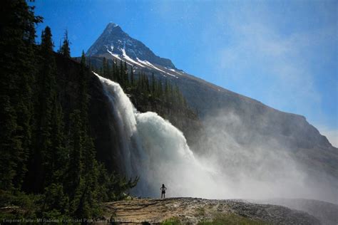 Emperor Falls And Mt Robson In Mt Robson Provincial Park British