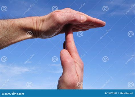 Doing Time Out Signal With Hands Stock Image Image Of Sign Timeout