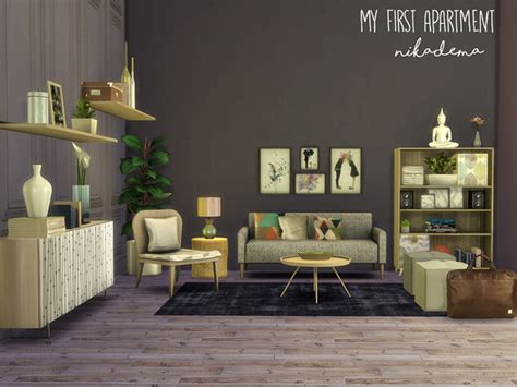 Sims 4 Ccs The Best Living Room Conversion By Mio Sims Sims 4 Cc Images