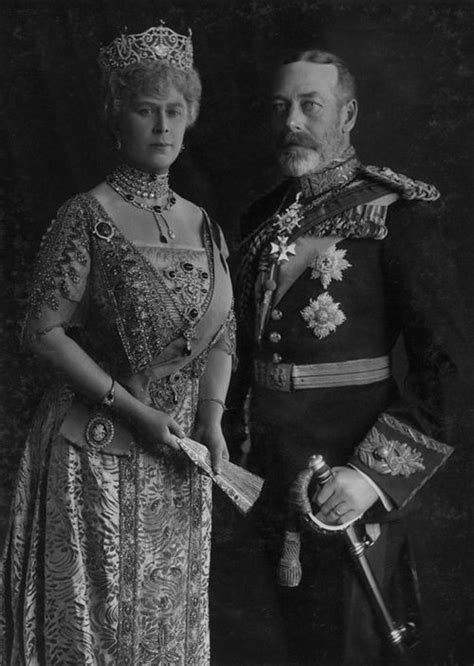 Thehouseofwindsor Tm King George V And Queen Mary Photographed By Lafayette In August 1926