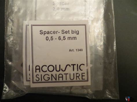 Acoustic Signature Precision Rega Tonearm Vta Shim Set Of 5mm 1mm