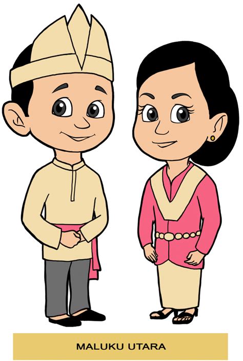 Gambar Pakaian Adat Sunda Animasi Gambar Kartun Anak Berpakaian Adat