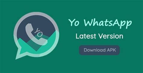 Download the latest version of whatsapp messenger.apk file. YoWhatsApp MOD APK v7.70 Download (Update) Version