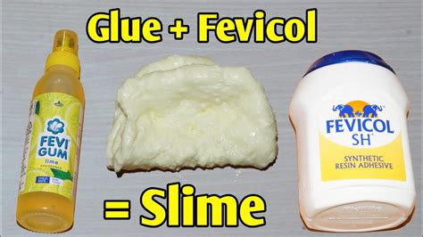 Slime is made when a polymer interacts with a gelling agent. How To Make Slime with Glue and Fevicol l DIY Slime Without Borax And Activator l Slime With ...